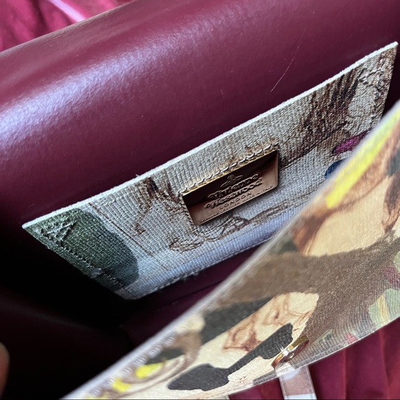 *SOLD* VIVIENNE WESTWOOD • RARE AUTHENTIC GENUINE LEATHER FLORA & FAUNA HANDBAG - Picture 8 of 16